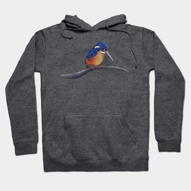 Kingfisher Hoodie by tavartist